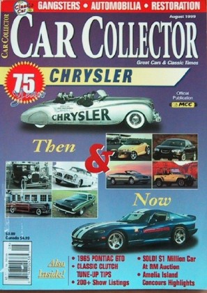 CAR COLLECTOR 1999 AUG - RAPID TRANSIT CARAVAN, GTO